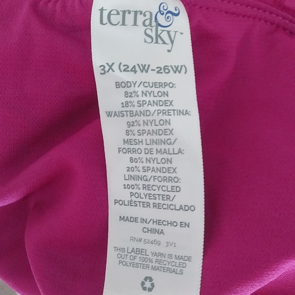 Terra & Sky 3X Pink Hipster Bikini Swim Bottoms NEW - Picture 7 of 7
